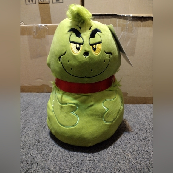 Dr Seuss The Grinch Who Stole Christmas Pillow & Blanket Set - Picture 1 of 4